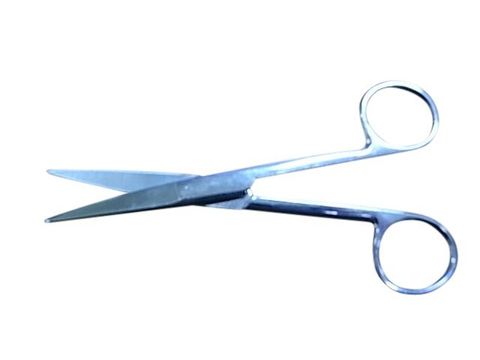 Scissors straight sharp/sharp 125mm long