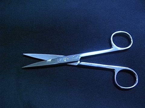 Scissors straight sharp/sharp 140mm long