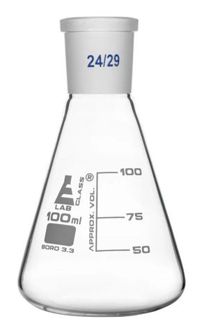 Flask conical (Erlenmeyer) 100ml 24/29