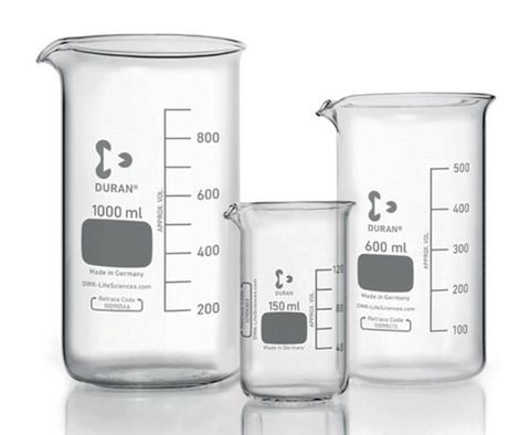 Beaker tall form glass 50ml Schott