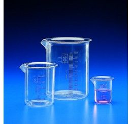 Beaker squat 25ml TPX plastic moulded