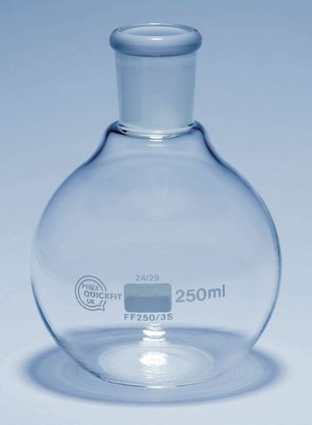 Flask round flat bottom 250ml B19