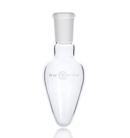 Flask pear shape 100ml 19/26 Qfit [WSL]
