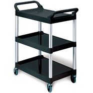 Trolley 'Rubbermaid' 3 shelf 85x47x96cm