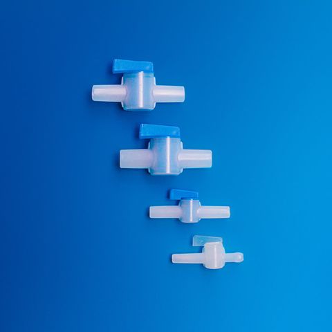 Stopcock PP/HDPE 8mm for tubing
