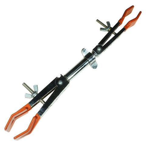 Clamp double jaw swivel 360 degrees