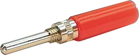 Banana plugs Red plain 4mm plugs [WSL]