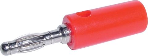 Banana plugs X-hole Red 4mm screw [WSL]