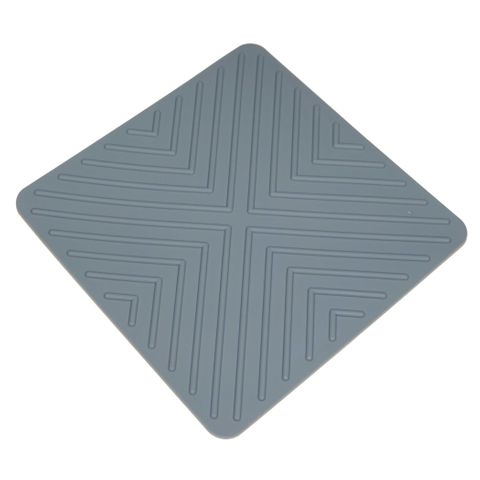 Mat bench silicone rubber 150x150mm grey