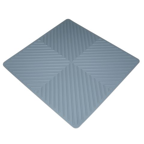 Mat bench silicone rubber 250x250mm grey