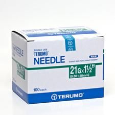 Needle hypo 21G x 38mm Green hub