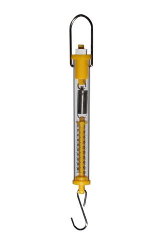 Spring balance plastic 50N Yellow