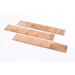 Electrode Copper flat 125x25mm