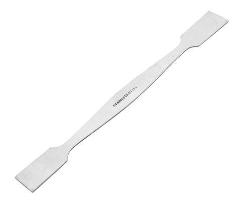 Spatula double flat end S/S 125mm