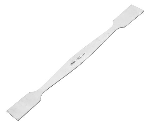 Spatula double flat end S/S 150mm
