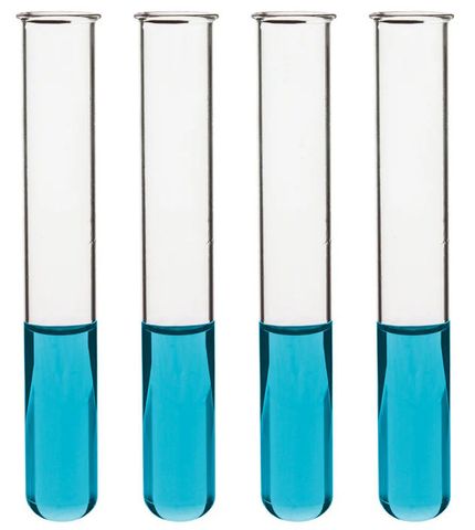 Test tube glass 16x100mm rim light wall