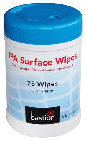 Wipes surface IPA 42x14cm 75 sheets