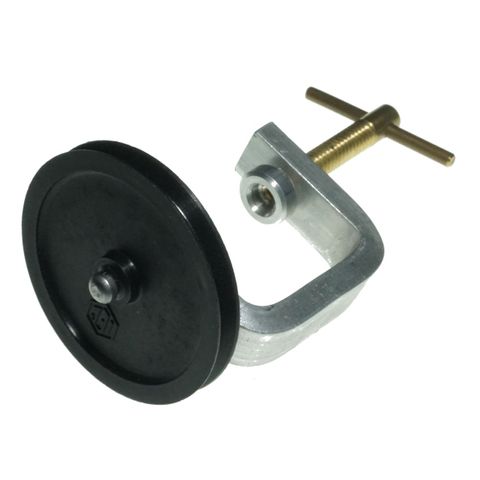 Pulley nylon with clamp aluminium frame