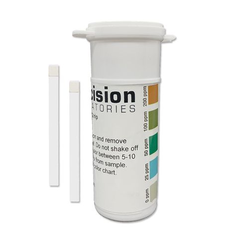 Chlorine medium range strips 0-200ppm