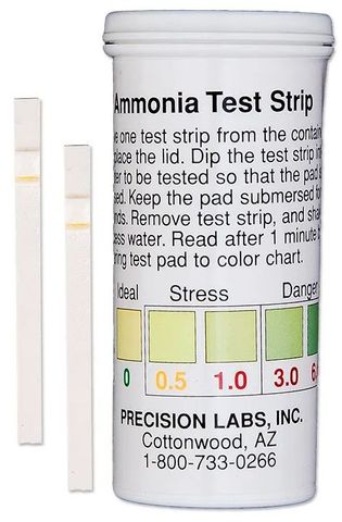 Ammonia test strips 0.5-6.0ppm