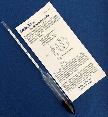Hydrometer Density 0.900-1.000 x 0.002