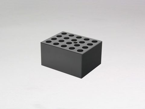 Block holds 20x1.5ml micro tubes