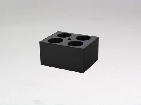 Block holds 4x50ml centrifuge tubes