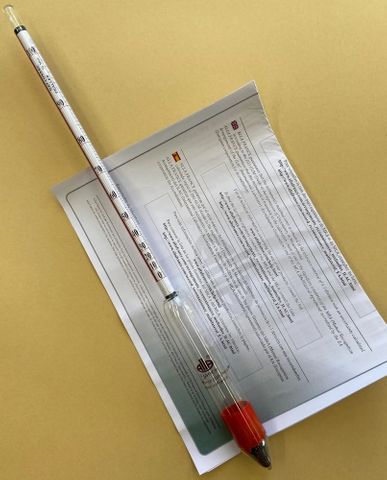 Alcoholometer 0-100% x 2.0% @ 20C
