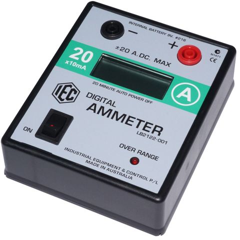 Meter digital ammeter LCD 20A DC x10mA