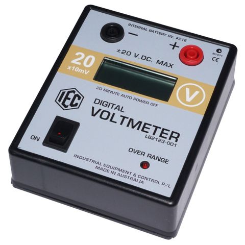 Meter digital voltmeter LCD 20V DC x10mV