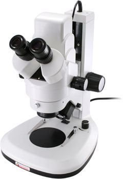 Microscope stereo zoom digital LED