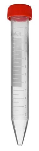 Centrifuge tube 15ml s/cap conical base