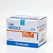 Needle hypo 25G x 25mm Orange hub