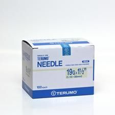 Needle hypo 19G x 38mm Brown hub