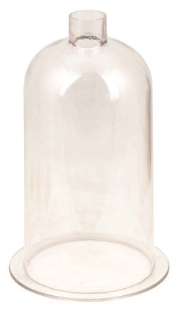 Bell jar acrylic w/o stopper 25x14cm