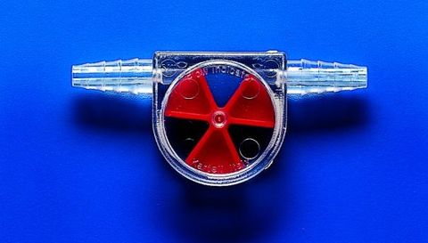 Flow indicator paddle wheel SAN housing