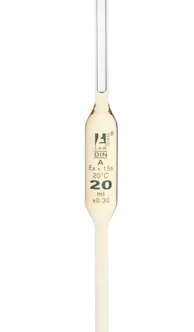 Pipette volumetric Class A 20ml blue