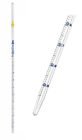 Pipette graduated Cl.A 1.0x0.01ml