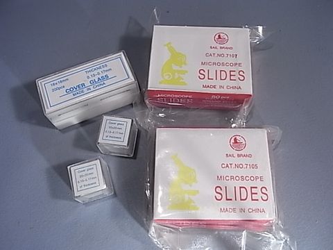 Slides microscope frosted 2 sides