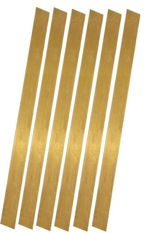 Metal strips Brass 200 x 12mm [WSL]