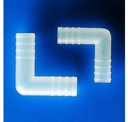 L Connector untapered PP 14mm OD