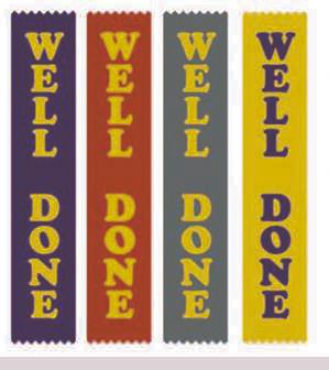 Well Done Ribbons