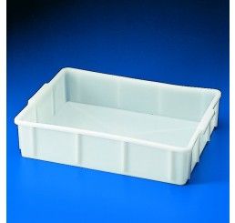 Tray deep GP white PE 410x458x143mm
