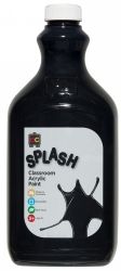 Splash Classroom Acrylic Paint 2L Black