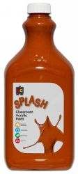 Splash Classroom Acrylic Paint 2L Brown