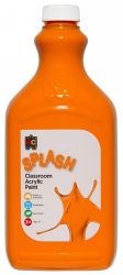 Splash Classroom Acrylic Paint 2L Orange