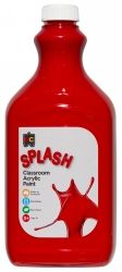 Splash Classroom Acrylic Paint 2L Red