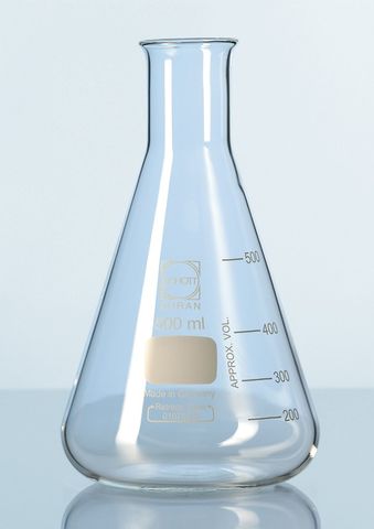 Flask Erlenmeyer NM glass 500ml Schott