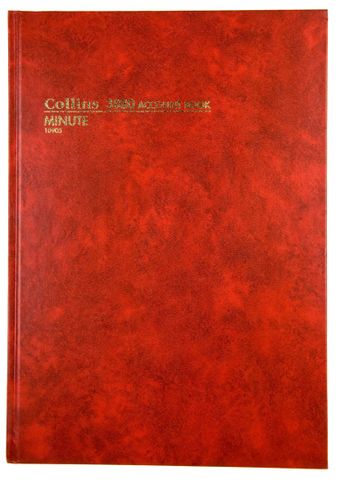 Account book Collins 3880 minute