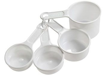 Measuring cups PP 1/4,1/3,1/2 & 1 cup